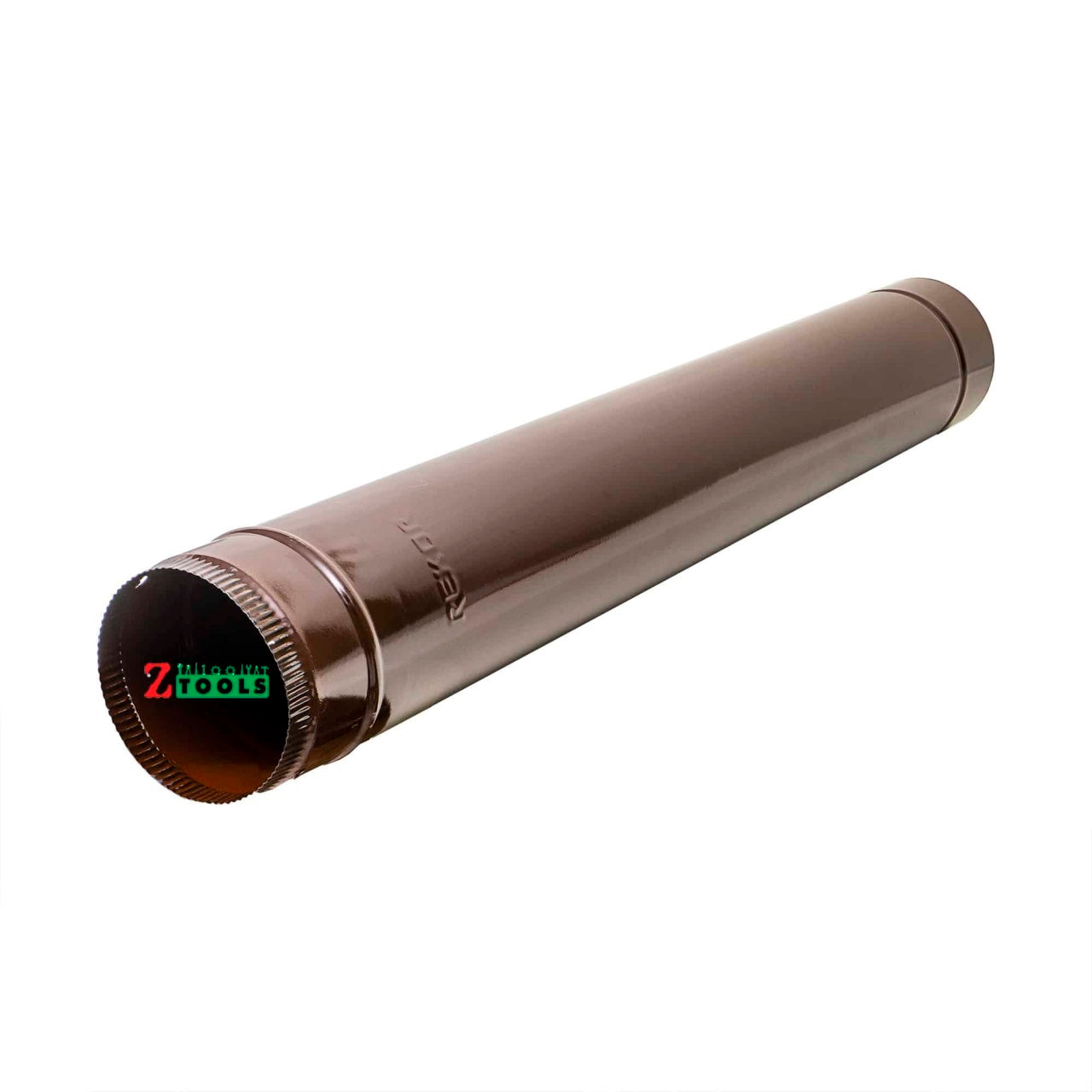 Burlan emailat pentru evacuare fum, 90cm x 130mm, tabla emailata