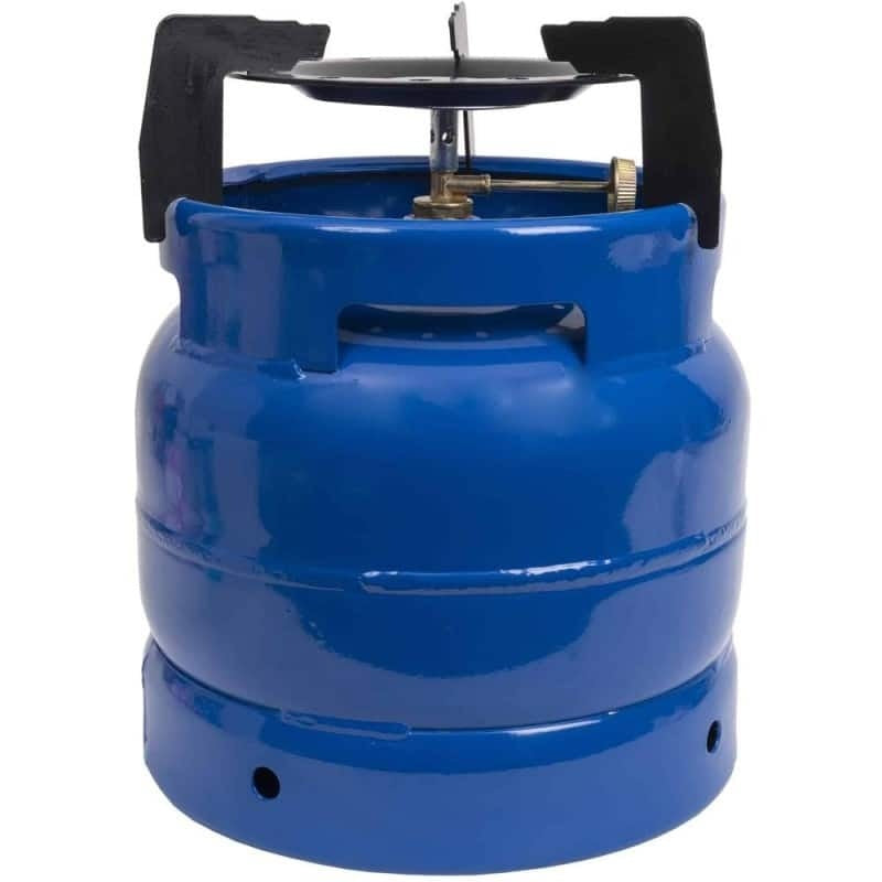 Butelie camping 3L cu arzator inclus, albastru, compacta si usor de folosit