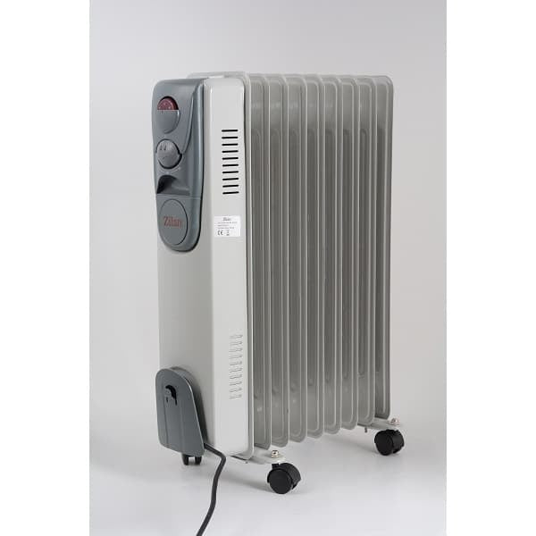 Calorifer electric cu telecomanda, timer 12h, 9 elementi, 2000W