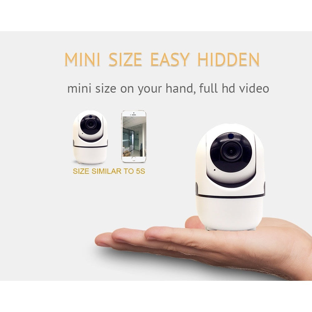 Camera de supraveghere IP WIFI , Conectare Telefon / PC , Night vision, Rotire automata, Full HD 1920*1080, camera 2.0 MP, senzor miscare