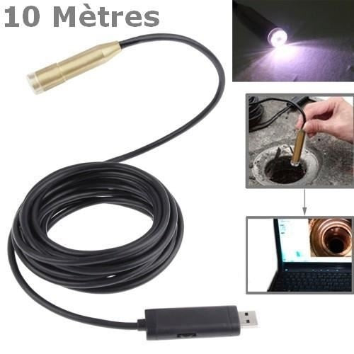 Camera Endoscopica de Inspectie 2 In 1 Android PC Micro USB Camera HD 6 Led Cu Functie OTG si UVC 8.0mm 10Mt
