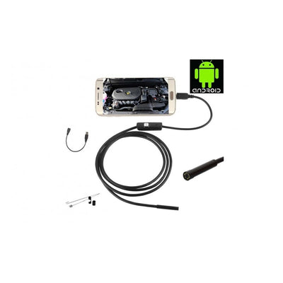 Camera endoscopica pentru Android & Pc, 6 x LED, USB, Cablu 5 m
