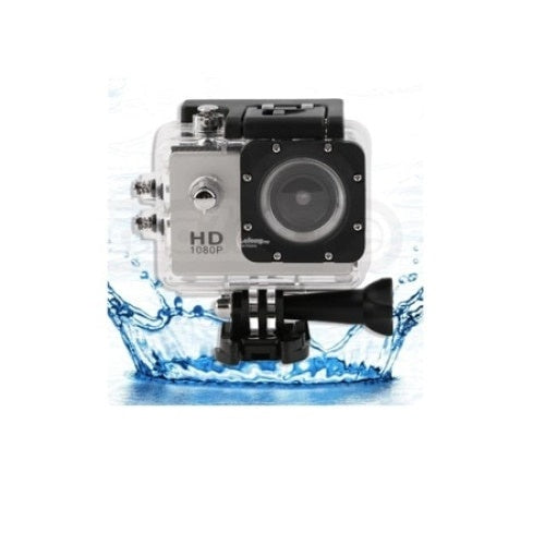 Camera Sport FOXMAG24 1080P Full HD, Rezistent la Apa 30m, USBM 2.0, HDMI, Slot Micro SD, Autonomie 70 min, 900 mAH, Alb