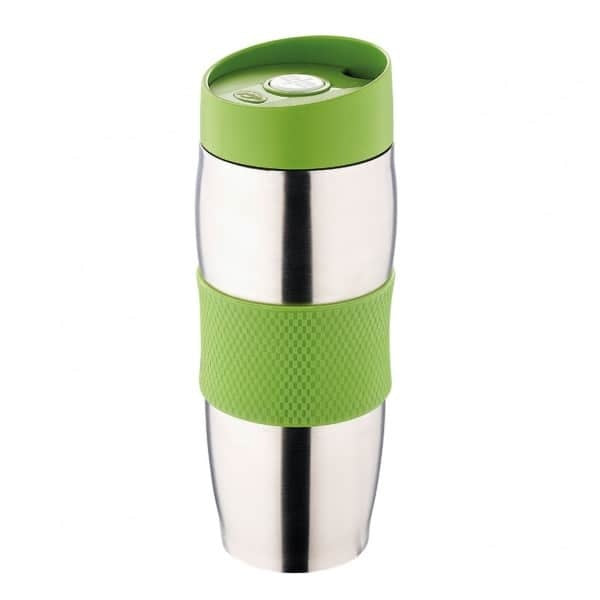 Cana termos inox 380 ml cu supapa etansare si capac ermetic