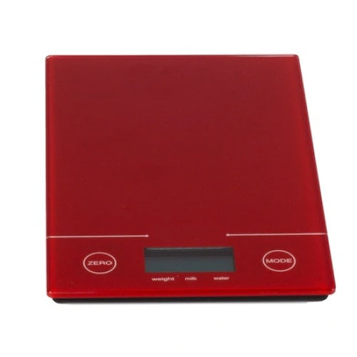 Cantar bucatarie digital, capacitate masurare 3 kg, functie TARA, picioruse antiderapante, rosu
