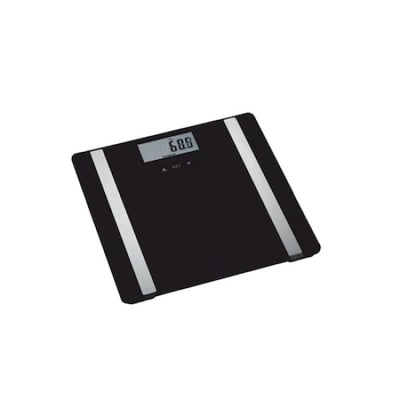 Cantar corporal, capacitate maxima de cantarire 180 kg, din sticla, oprire automata, negru