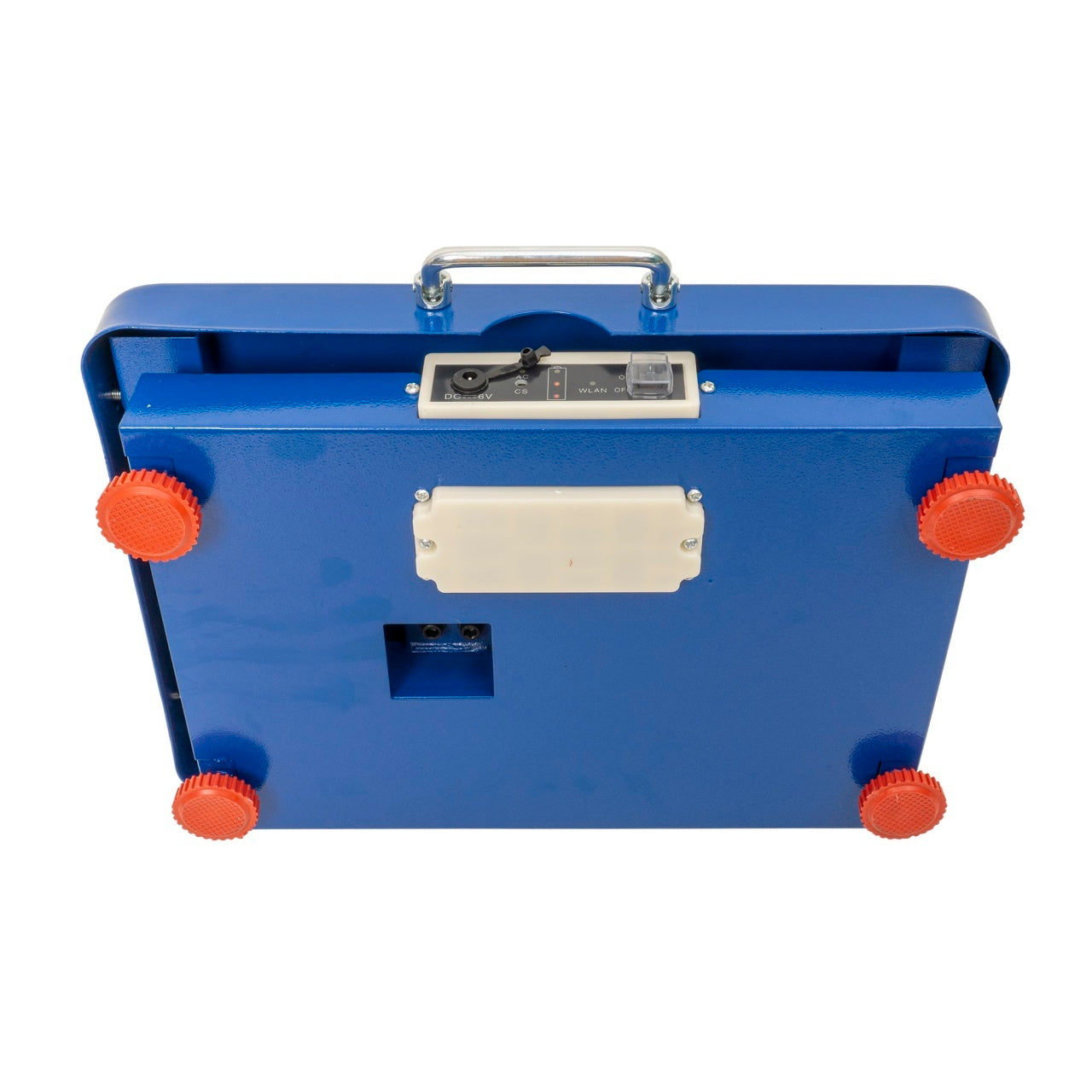 Cantar electronic cu platforma fara fir, Wi-Fi, 31x41 cm, capacitate 200 kg, albastru