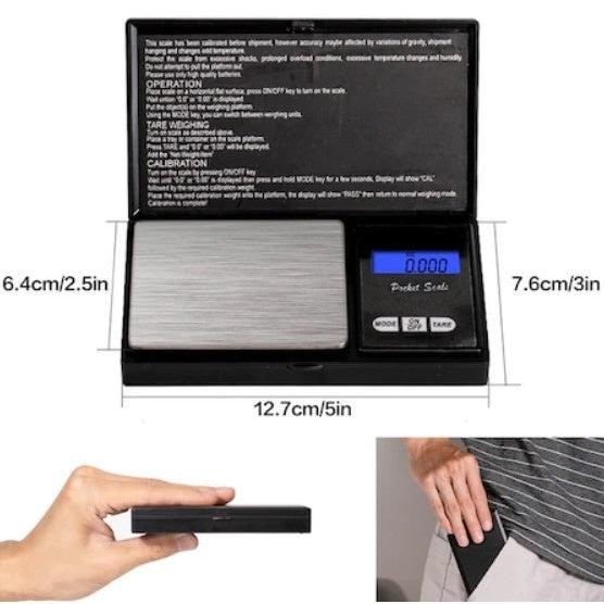 Cantar electronic FOXMAG24, model notebook, portabil, negru