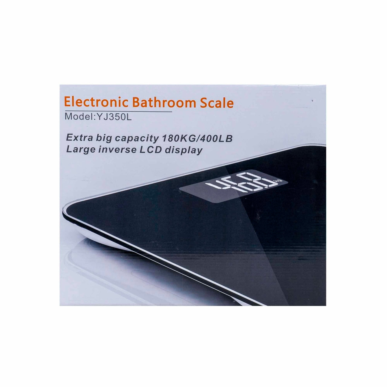 Cantar electronic persoane cu capacitate 180kg si afisaj LCD, alb