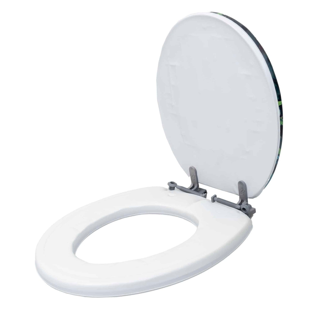 Capac WC alb cu burete, latime 340 mm, sistem inchidere standard