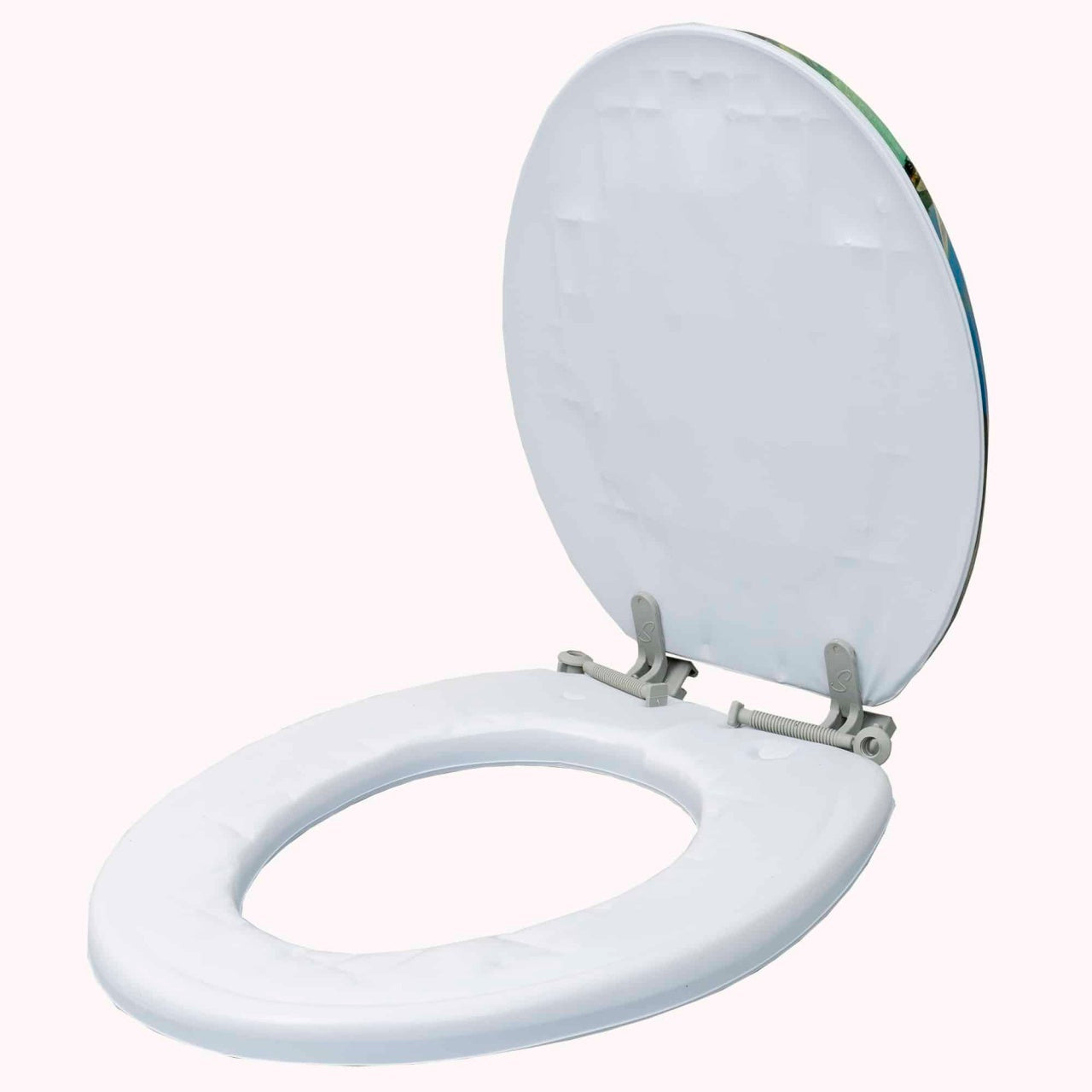 Capac WC cu burete alb, latime 340 mm, sistem inchidere standard