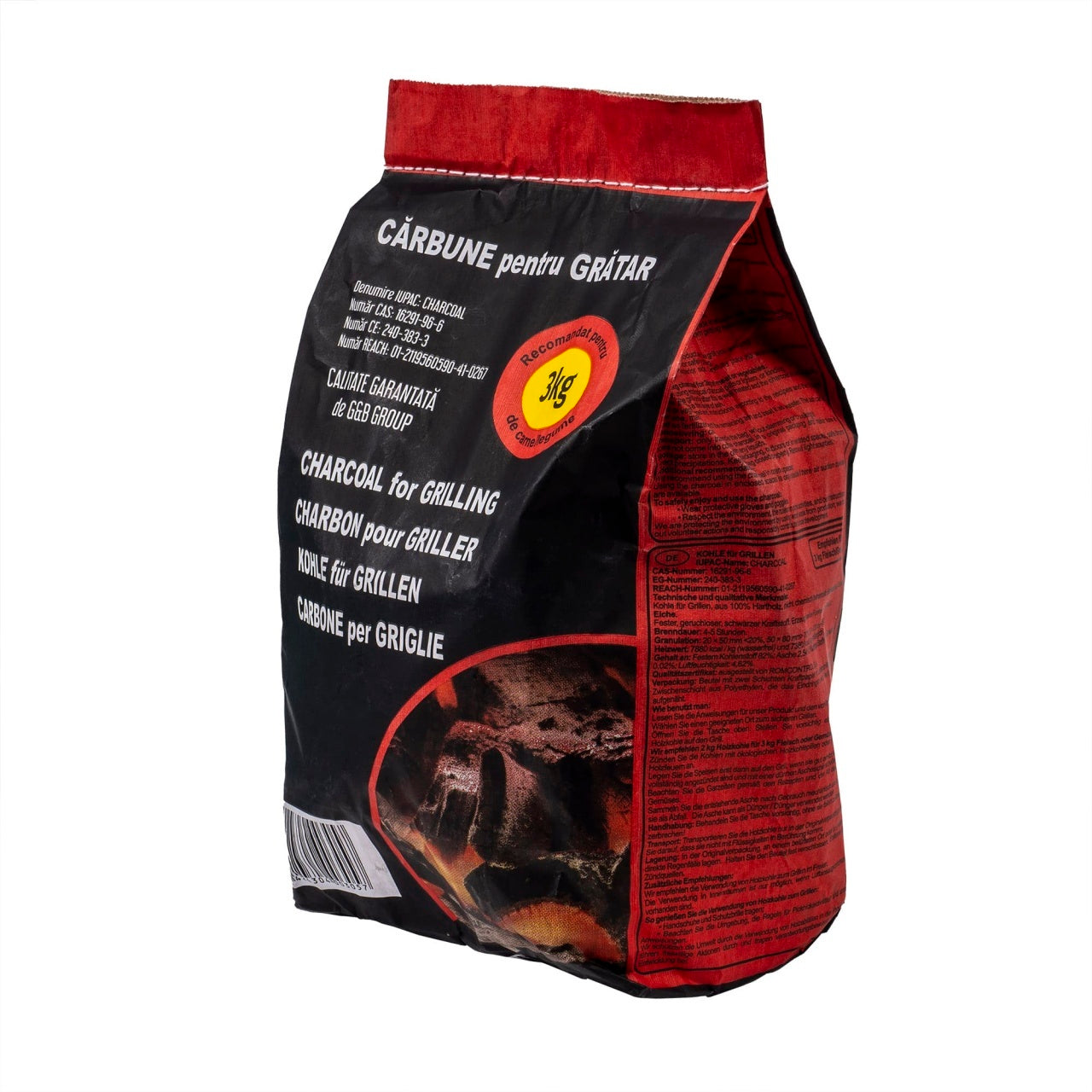 Carbune pentru gratar 2 kg, lemn de esenta tare, calitate inalta