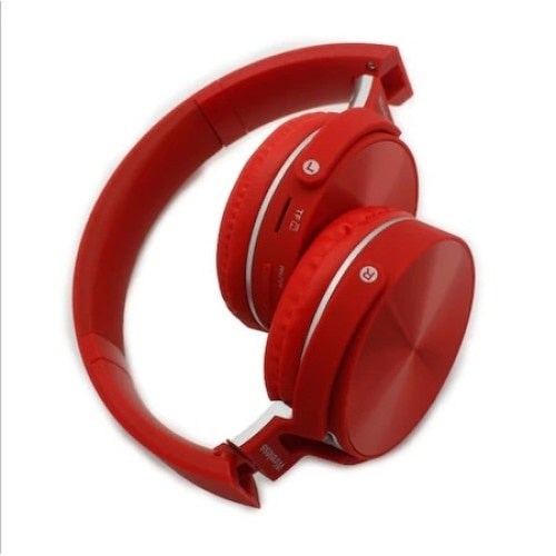 Casti Audio Wireless FOXMAG24, Bluetooth, Microfon, Radio FM, MP3, Slot Card, Greutate Redusa, Rosu