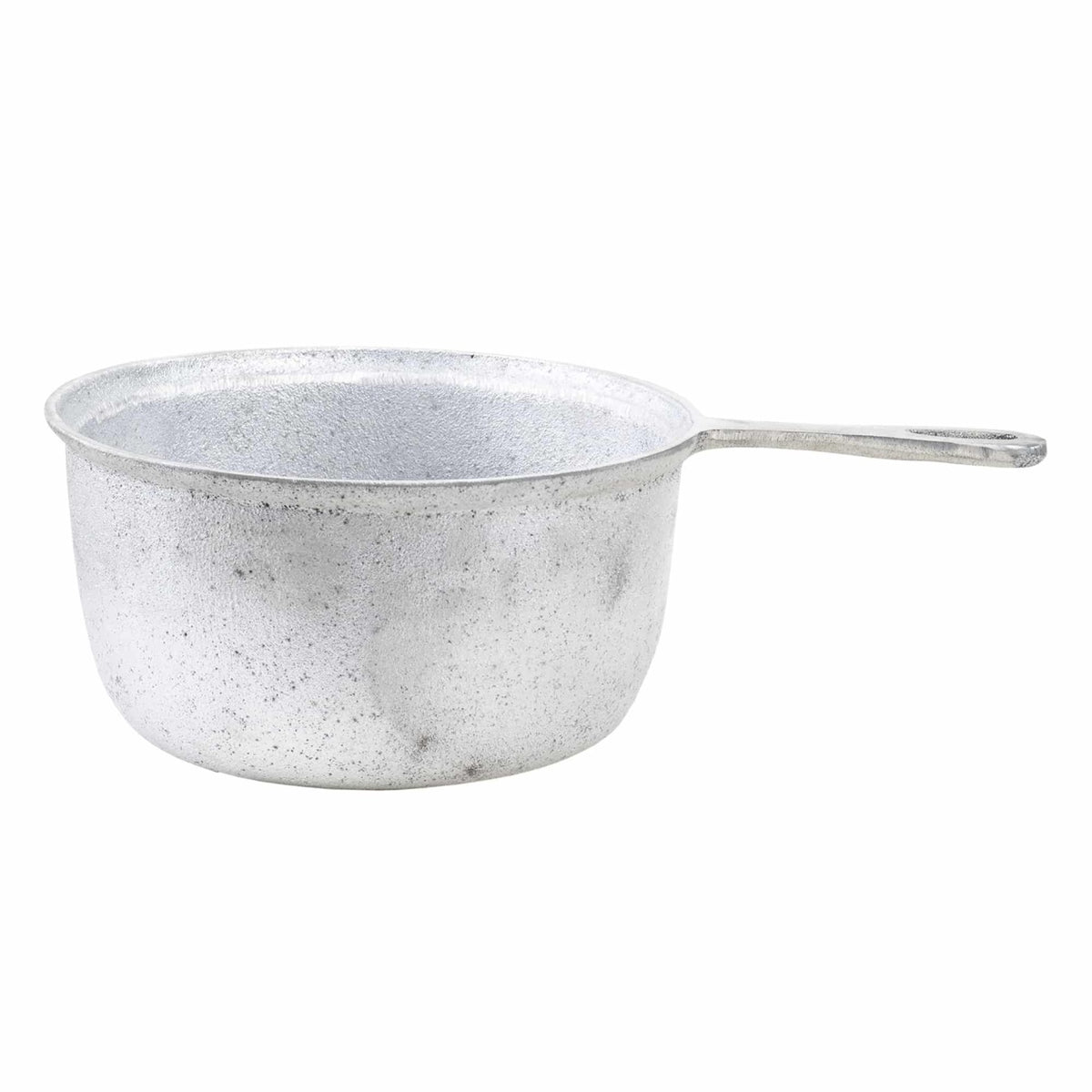Ceaun cu coada din aluminiu alimentar, capacitate 3L, fund rotund