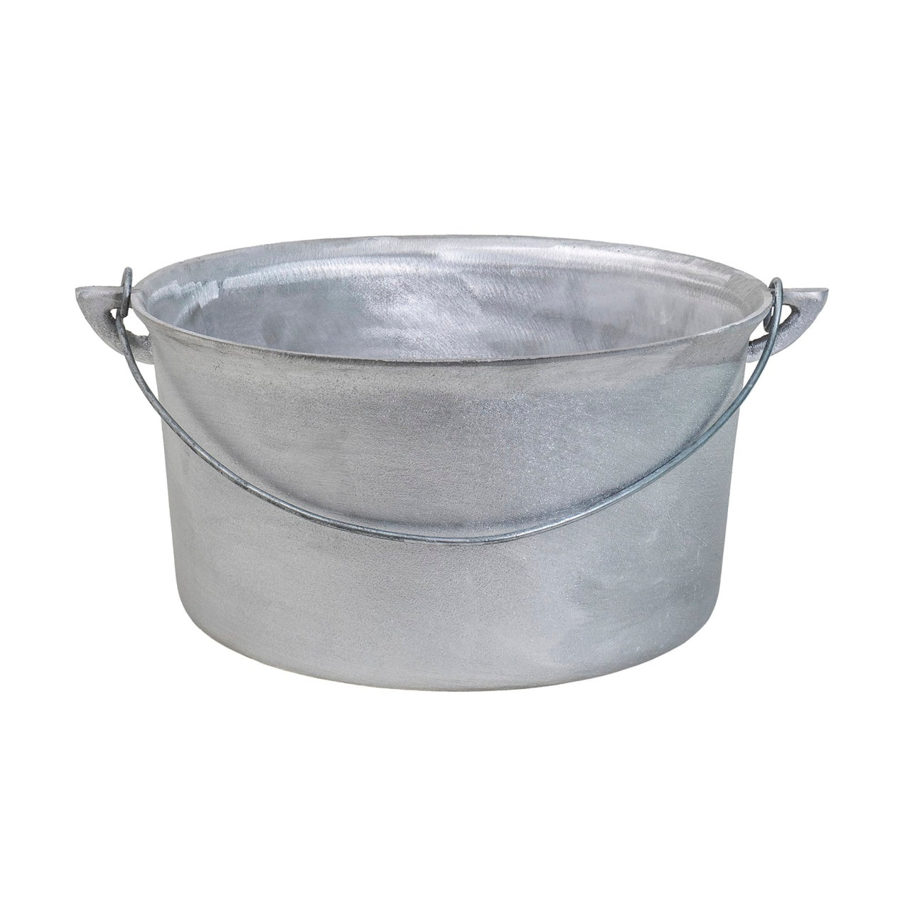 Ceaun tuci aluminiu alimentar, capacitate 15L, fund drept