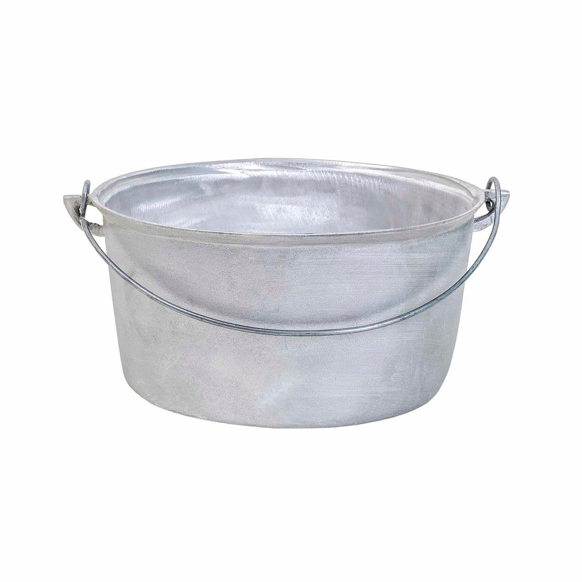 Ceaun tuci aluminiu alimentar, capacitate 22L, fund drept