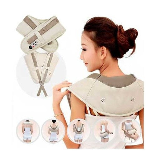 Centura cervical massage Shawls Alsaruz cu telecomanda incorporata