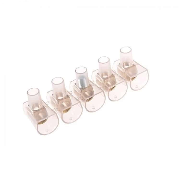 Clema pahar (morseta) transparenta, 1.5 mm pentru fixare panouri subtiri