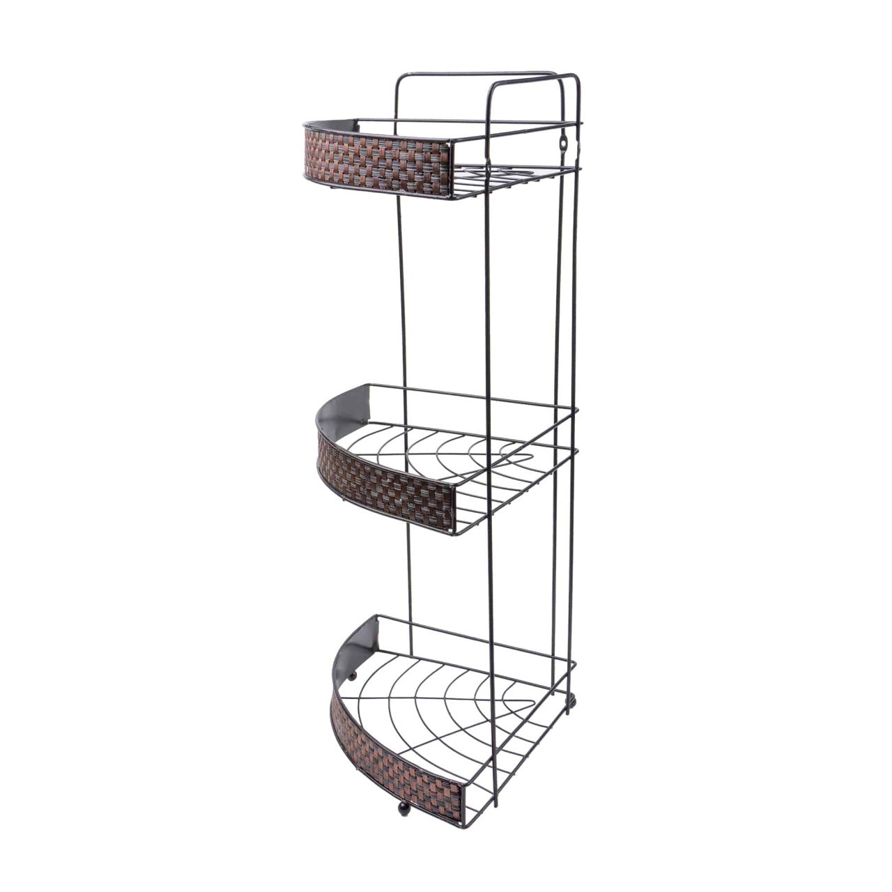 Coltar baie cu 3 polite, structura metalica, model DSY 1169