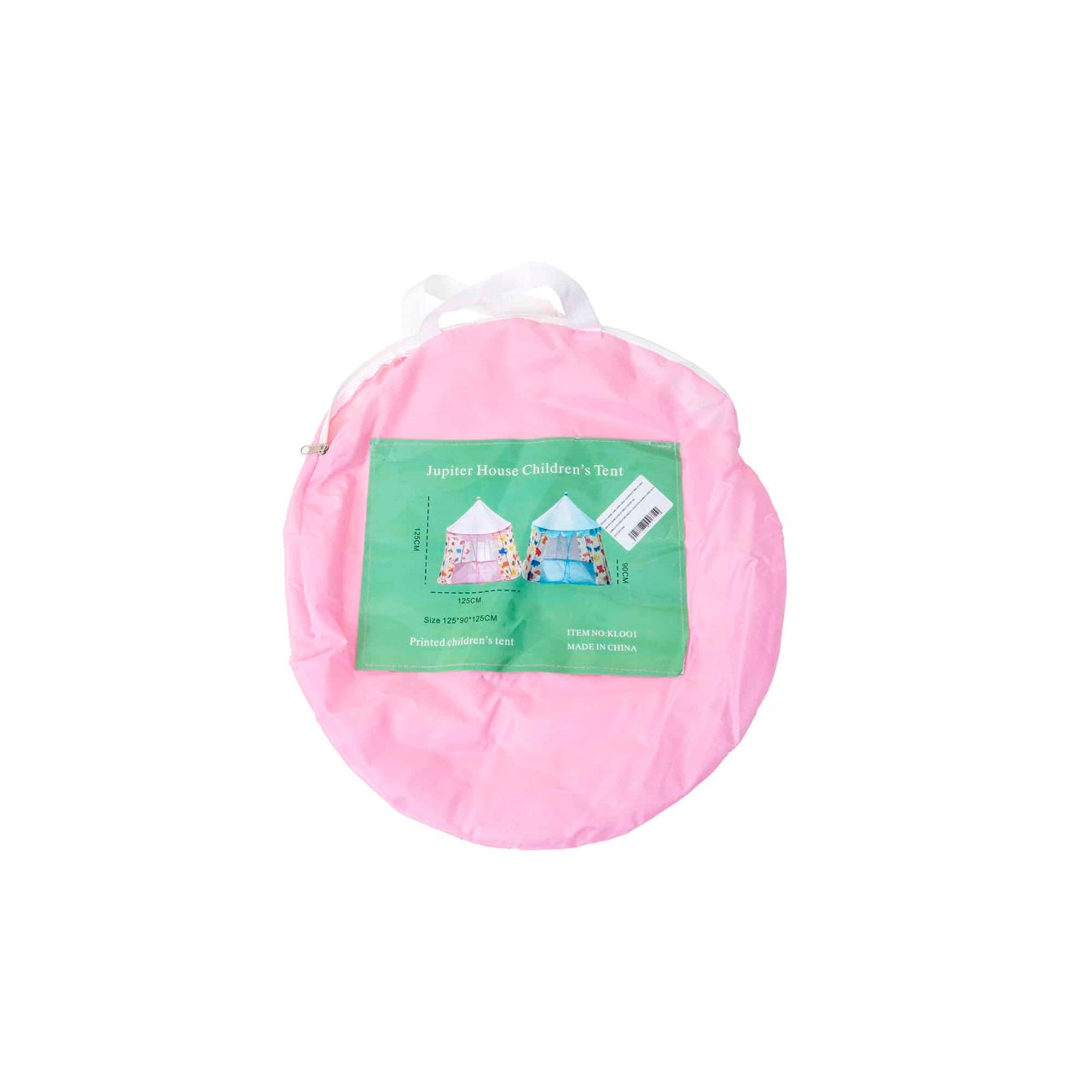 Cort de joaca pentru copii, 125x90x125 cm, roz, ideal pentru interior si exterior