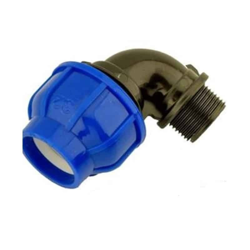 Cot compresiune cu filet exterior 32mm (1 inch) din polipropilena