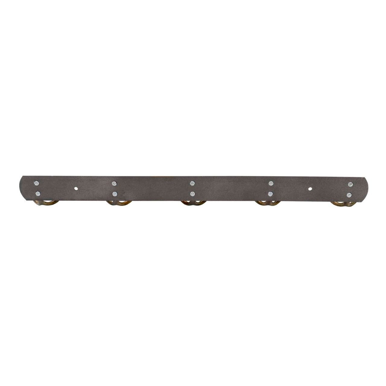 Cuier metalic auriu cu 5 agatatori, lungime 44.5 cm, design modern