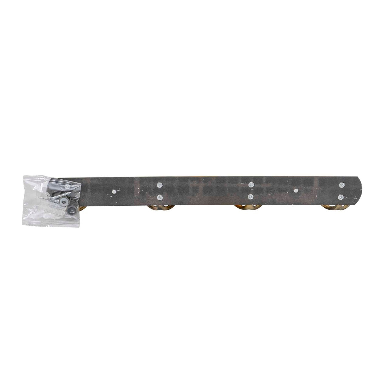 Cuier metalic cu 4 agatatori, 34.5 cm, auriu, design modern