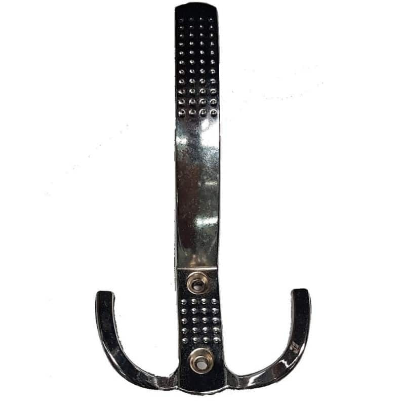 Cuier mobila cu 3 brate din inox, fixare usoara pentru haine si prosoape