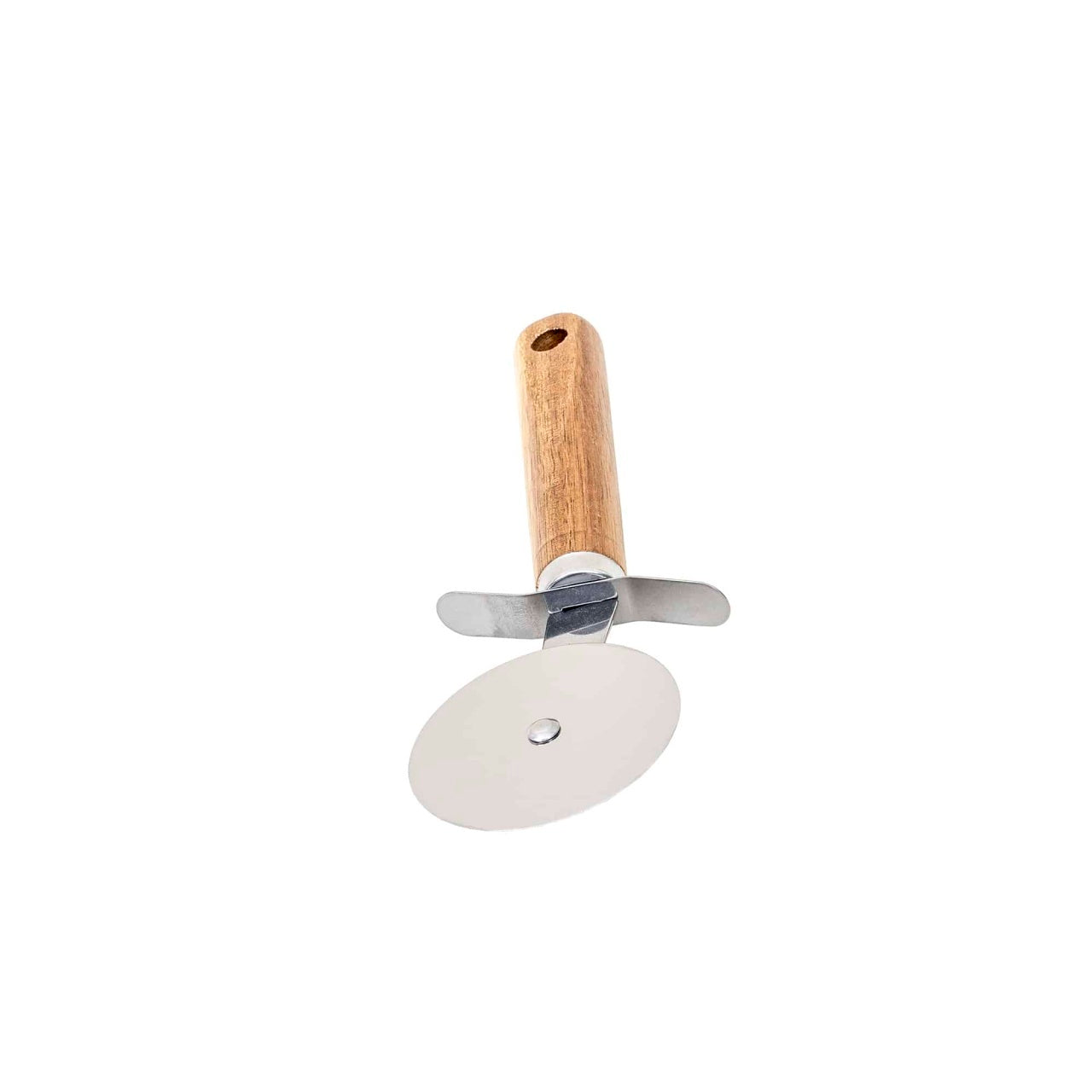 Cutit pentru pizza cu maner din lemn, lungime 20.5 cm, diametru 6.5 cm