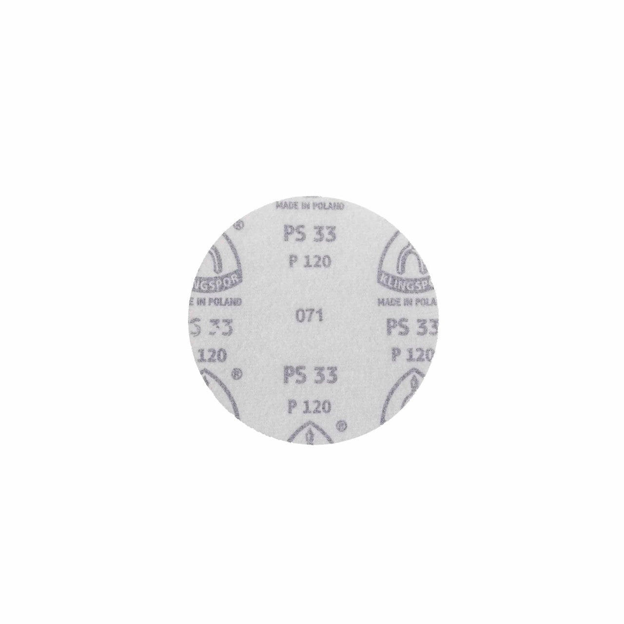 Disc autofixare hartie abraziva P120, 125mm, pentru slefuire lemn si metal