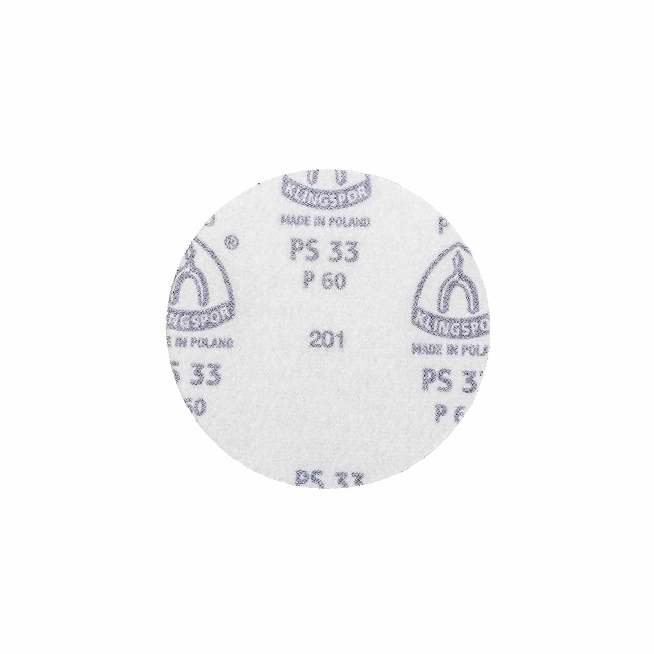 Disc autofixare hartie abraziva P60, 125mm, pentru lemn si metal
