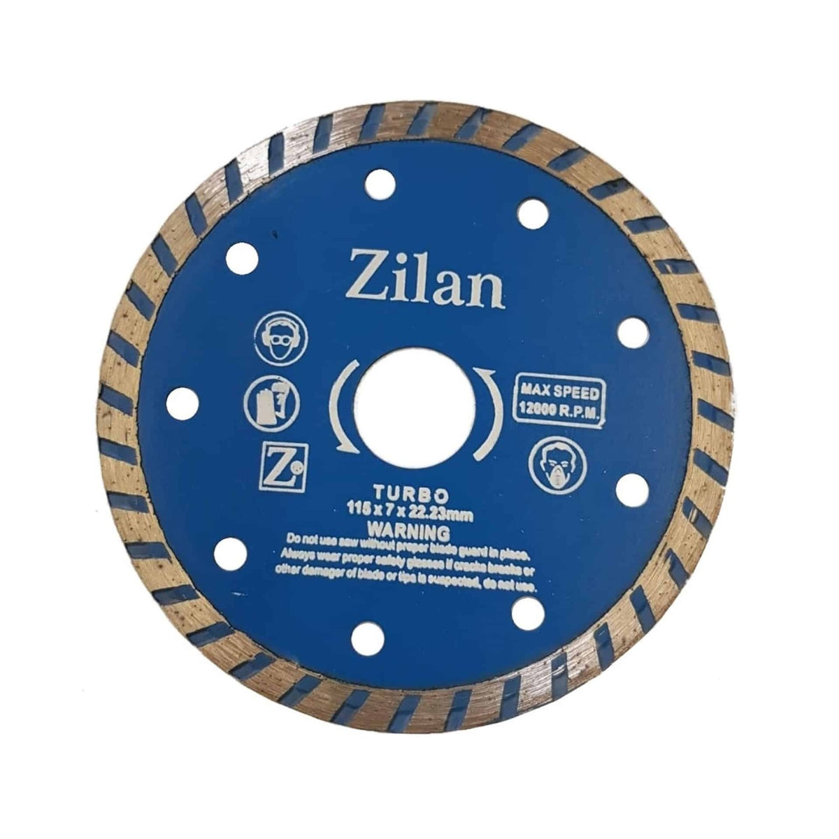 Disc diamantat continuu 115x7x22.23 mm pentru placi ceramice si piatra