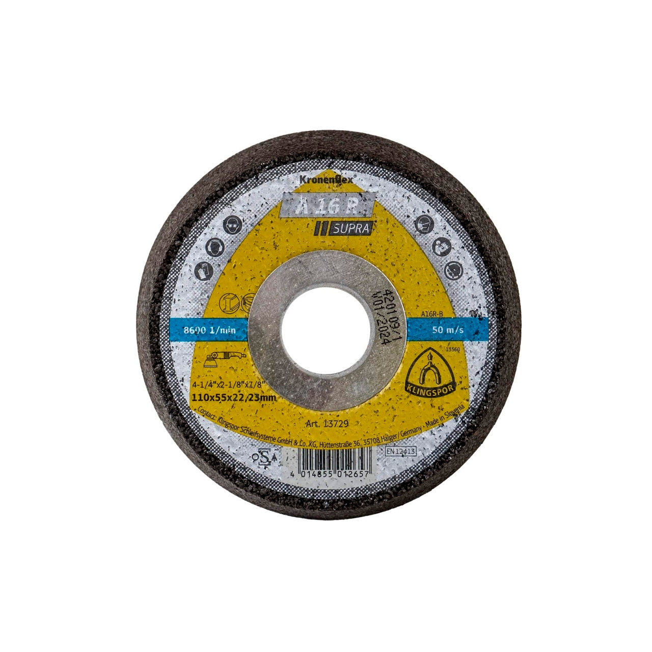Disc oala pentru polizor unghiular, 110x55x22.23mm pentru beton
