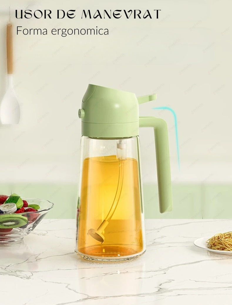 Dispenser Ulei, Recipient Ergonomic, Control Presiune, Automatizare, 600 ml