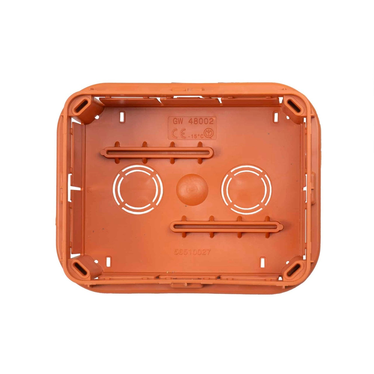 Doza de legatura cu capac, montaj incastrat, 118x96x50mm, IP40, capac alb