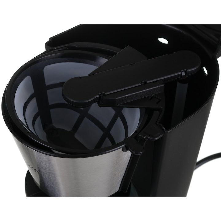Filtru de cafea, putere 550W, capacitate 750ml, filtru detasabil, protectie la supraincalzire, indicator luminos pornit/oprit, negru