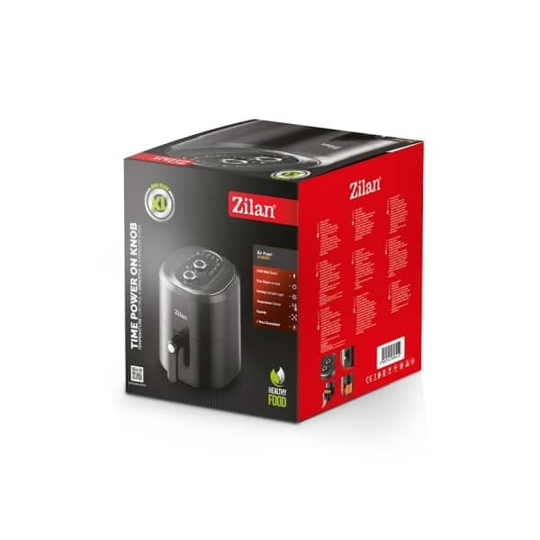 Friteuza cu aer cald 6L, putere 1360W, temperatura reglabila, cos detasabil