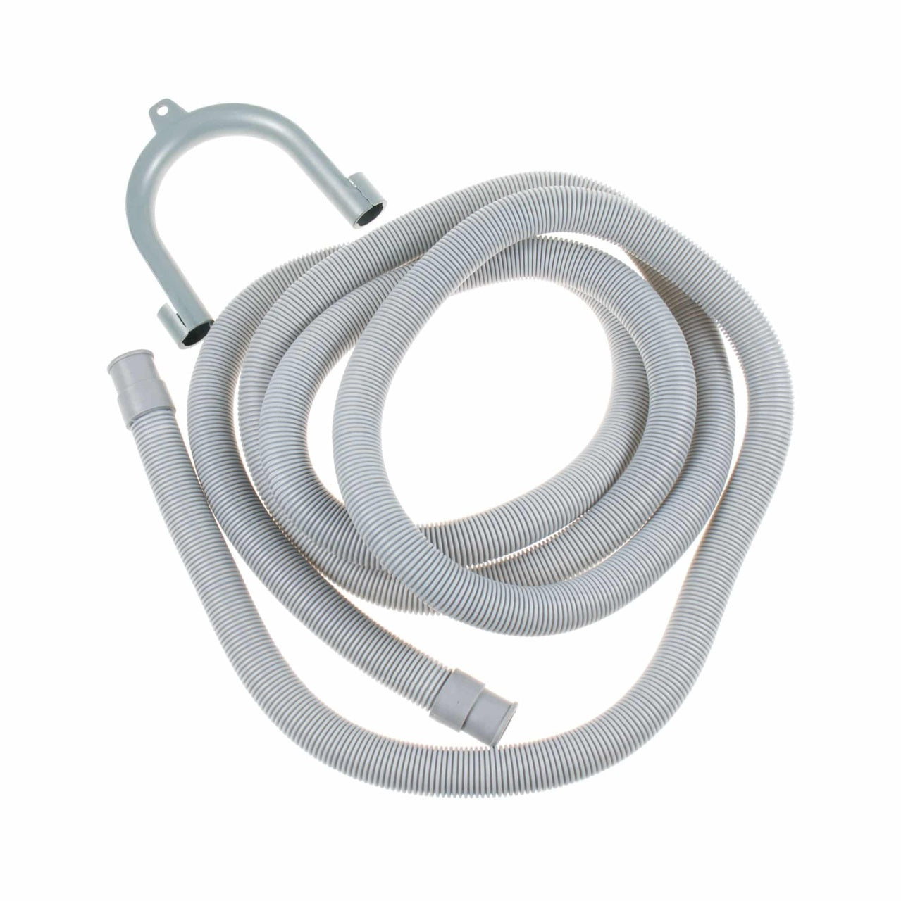 Furtun evacuare masina de spalat, 3 metri, PVC, culoare gri