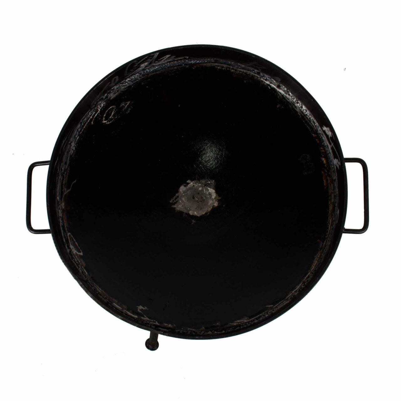 Gratar disc din otel cu picioare detasabile, diametru 51 cm si margine 5 cm