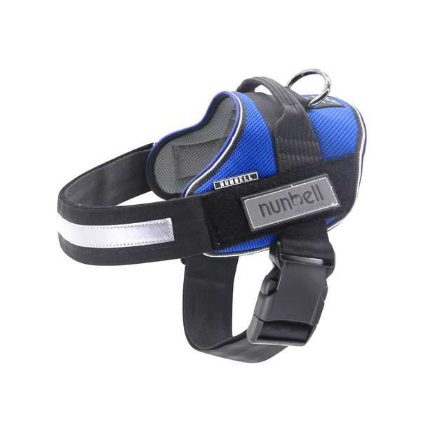 Ham pentru caini, Nunbell, marimea 7, material respirabil, 40–70 kg, 82–115 cm, XXL, Albastru