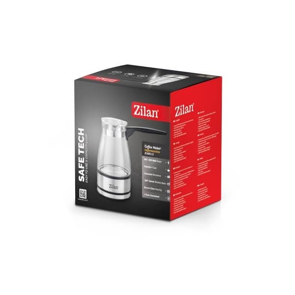 Ibric electric din sticla, 800W, capacitate 500ml cu conector rotativ