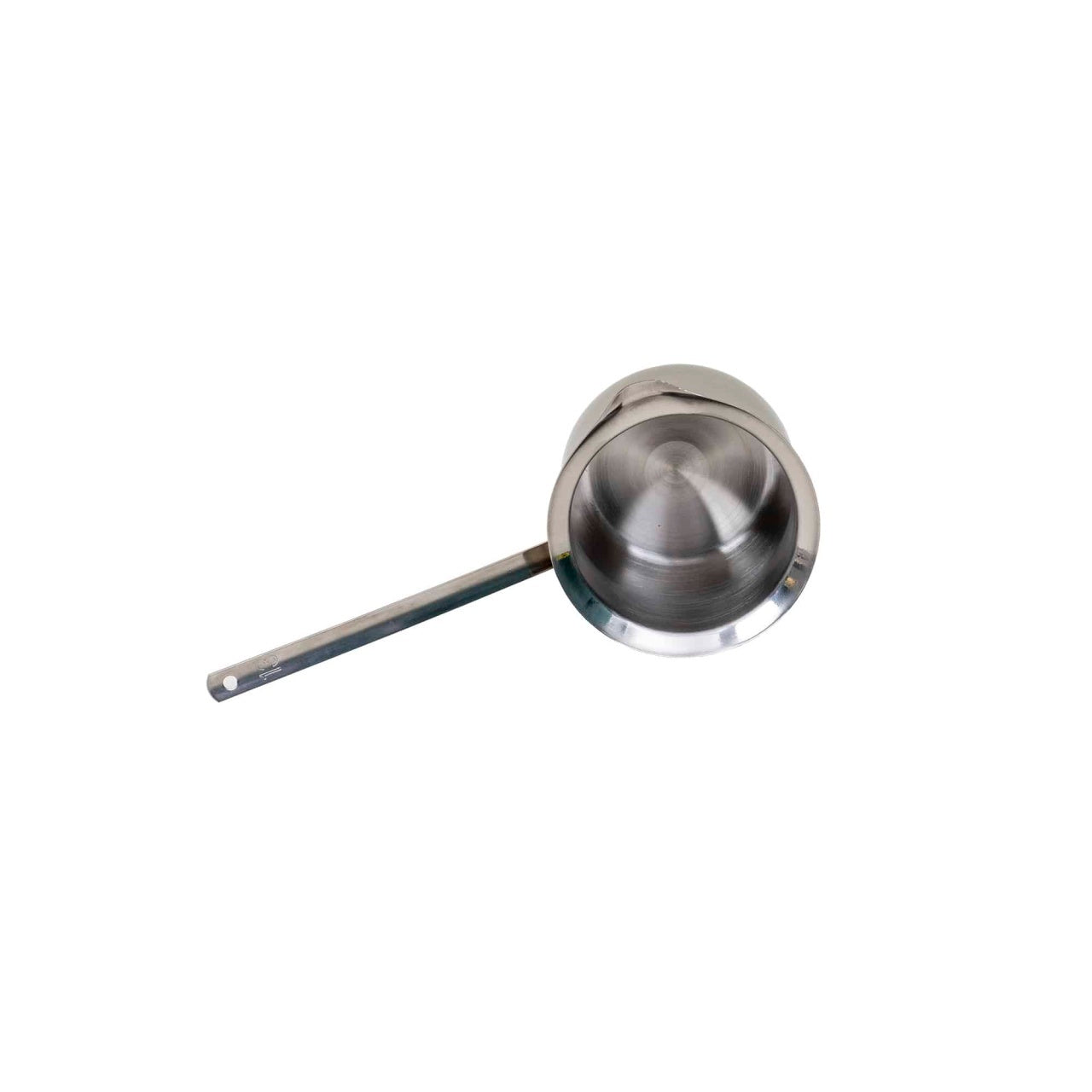 Ibric inox cu capacitate 800ml, diametru 12.5cm, coada 18cm