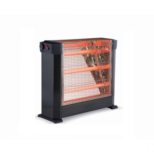 Incalzitor cu infrarosu negru, 2250W, rezistent la temperaturi ridicate