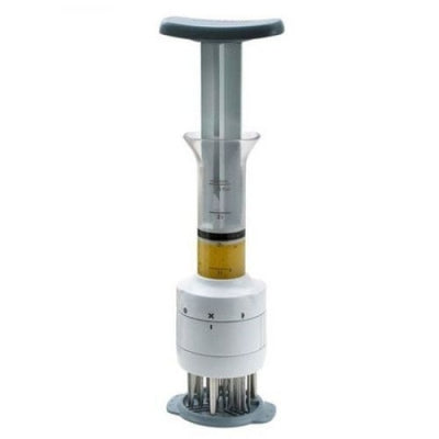 Injector de sosuri pentru carne, cu efect de fragezire si aroma