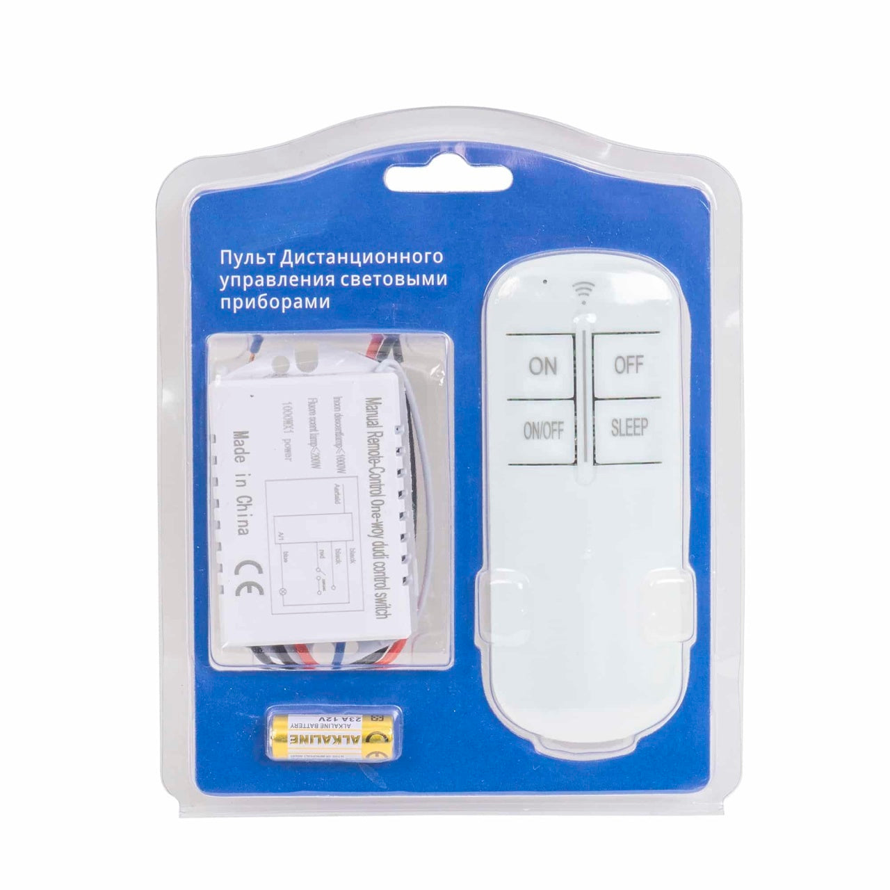 Intrerupator cu telecomanda 1 canal 1000W, distanta operare 30-60 m, unghi 360°