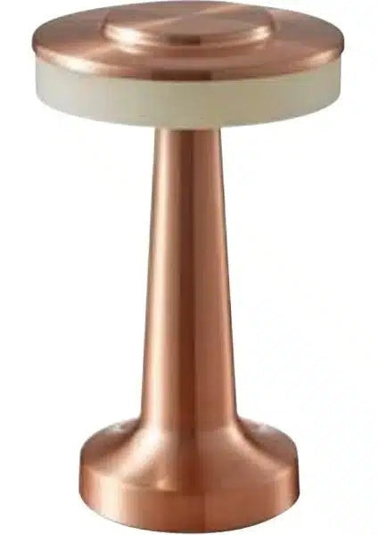 Lampa birou 2W cu incarcare USB, 3 setari temperatura culoare, rose