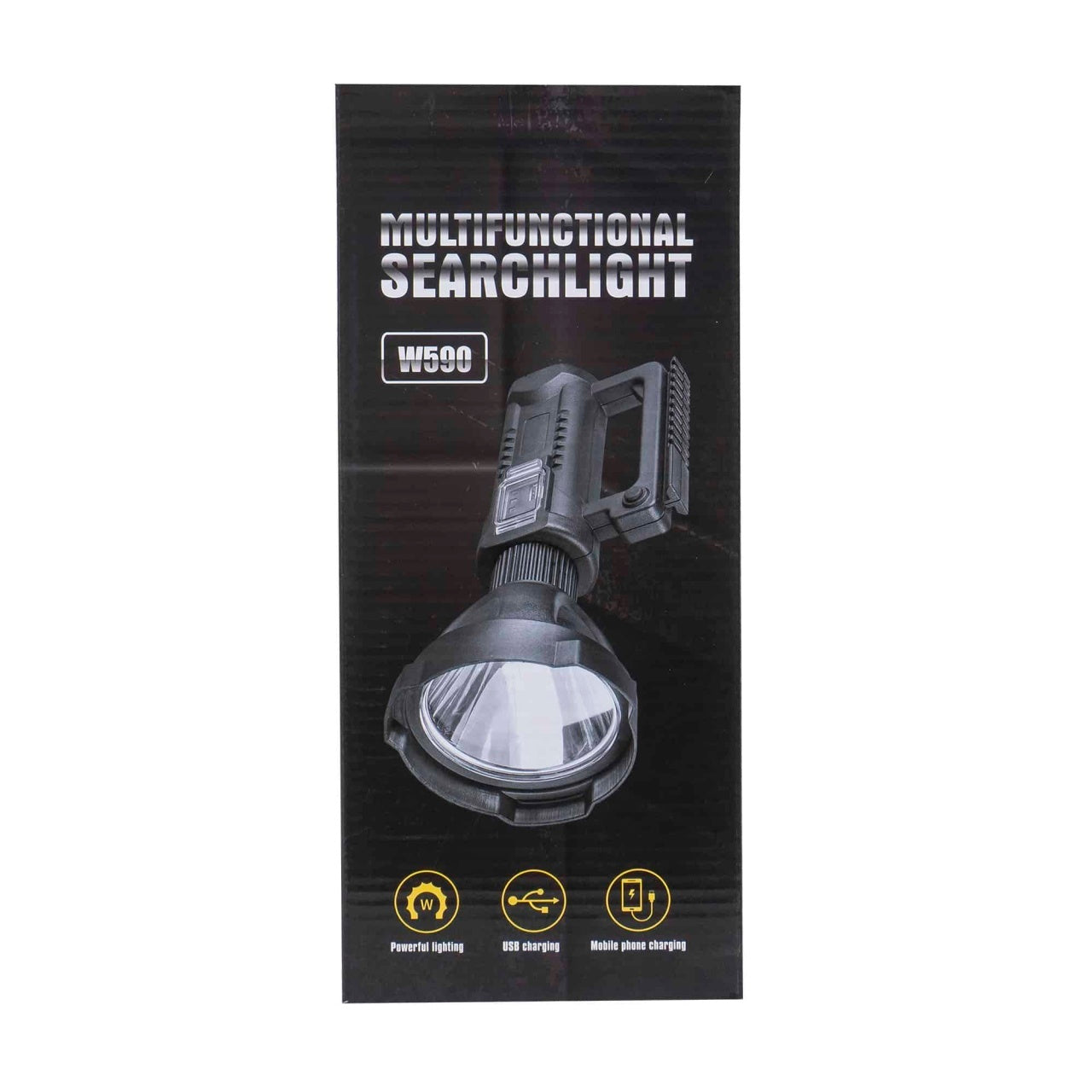 Lanterna de mana LED reincarcabila USB cu 4 moduri de intensitate, 27 cm