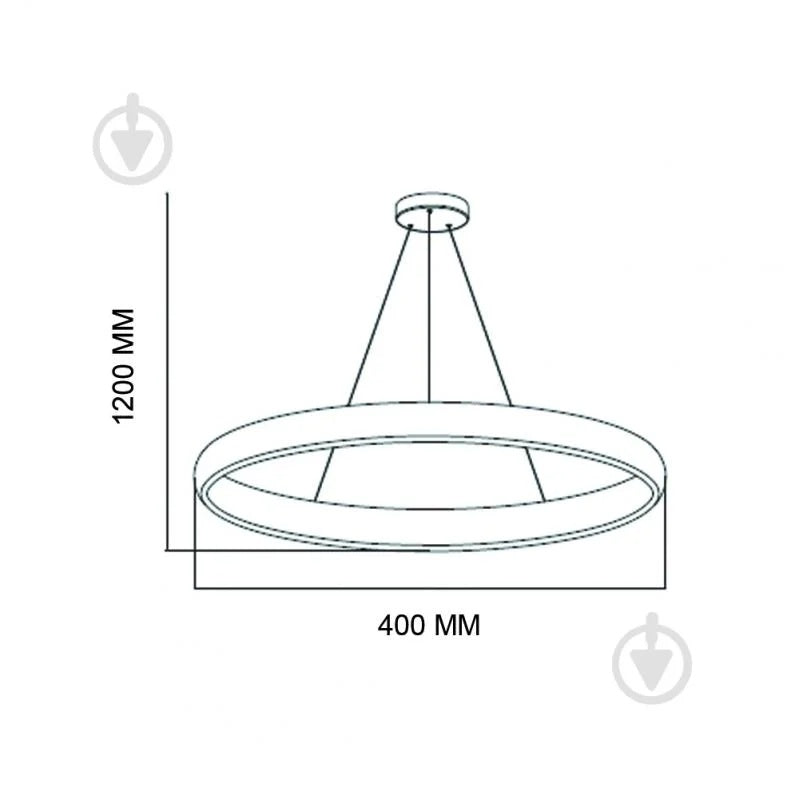 Lustra LED suspensie 30W, 4000K lumina naturala, auriu, 40 cm diametru