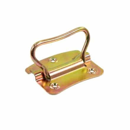 Maner metalic cu piedica pentru stupi, 8 cm, capacitate 60 kg