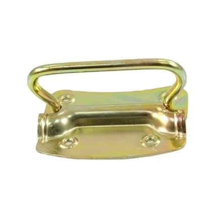 Maner metalic cu piedica pentru stupi, 9 cm, protectie anticoroziva